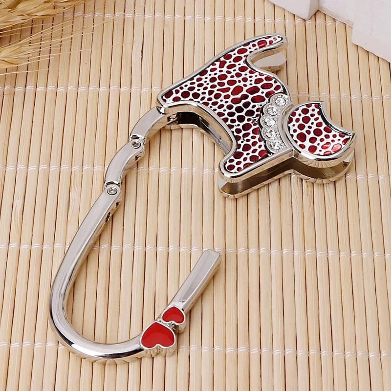 KSMD Cat Design Purse Hooks for Table and Bars,Portable Purse Hanger Organizers Hooks Handbag Holder Pocketbook Holder Bag Storage for Desk Bag Hook - Image 4
